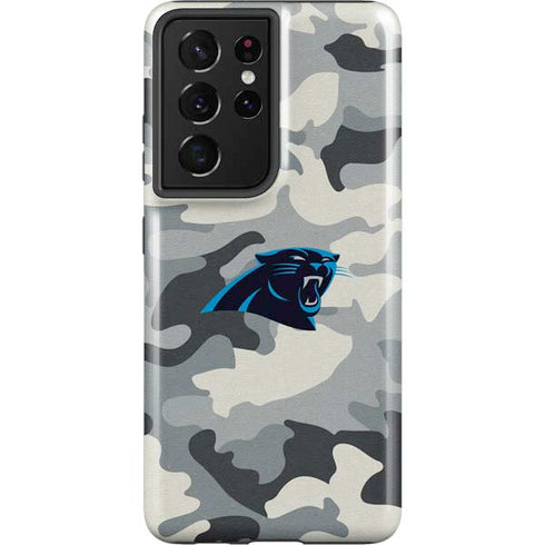 NFL Carolina Panthers Camo Galaxy S21 Ultra 5G Pro Case