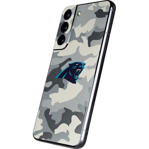NFL Carolina Panthers Camo Galaxy S22 Skin