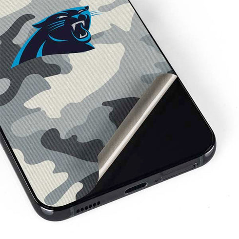 NFL Carolina Panthers Camo Galaxy S22 Skin