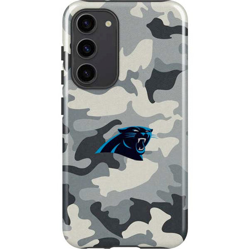 NFL Carolina Panthers Camo Galaxy S23 Plus Pro Case