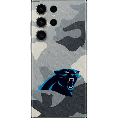 NFL Carolina Panthers Camo Galaxy S23 Ultra Skin