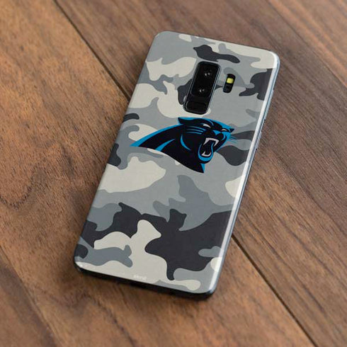 NFL Carolina Panthers Camo Galaxy S9 Plus Skin