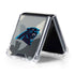 NFL Carolina Panthers Camo Galaxy Z Flip5 5G Clear Case