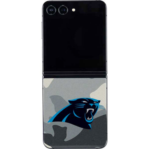 NFL Carolina Panthers Camo Galaxy Z Flip5 5G Skin