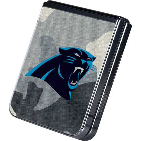 NFL Carolina Panthers Camo Galaxy Z Flip5 5G Skin
