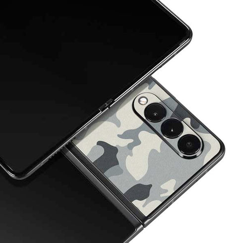 NFL Carolina Panthers Camo Galaxy Z Fold3 5G Skin