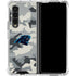 NFL Carolina Panthers Camo Galaxy Z Fold4 5G Clear Case
