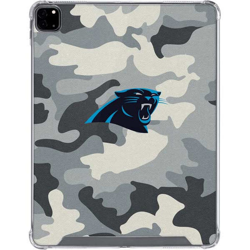 NFL Carolina Panthers Camo iPad Pro 12.9in (2020) Clear Case
