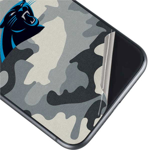 NFL Carolina Panthers Camo iPhone 11 Skin