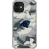 NFL Carolina Panthers Camo iPhone 12 Clear Case