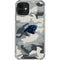 NFL Carolina Panthers Camo iPhone 12 Mini Clear Case
