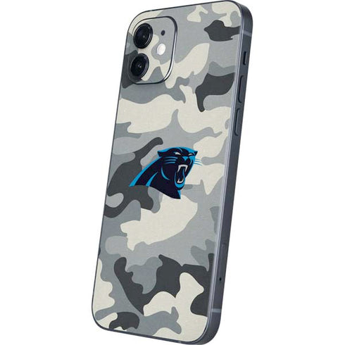 NFL Carolina Panthers Camo iPhone 12 Mini Skin