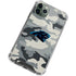 NFL Carolina Panthers Camo iPhone 12 Pro Clear Case