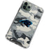 NFL Carolina Panthers Camo iPhone 12 Pro Max Clear Case
