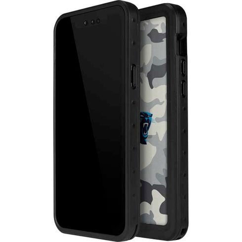 NFL Carolina Panthers Camo iPhone 12 Pro Waterproof Case