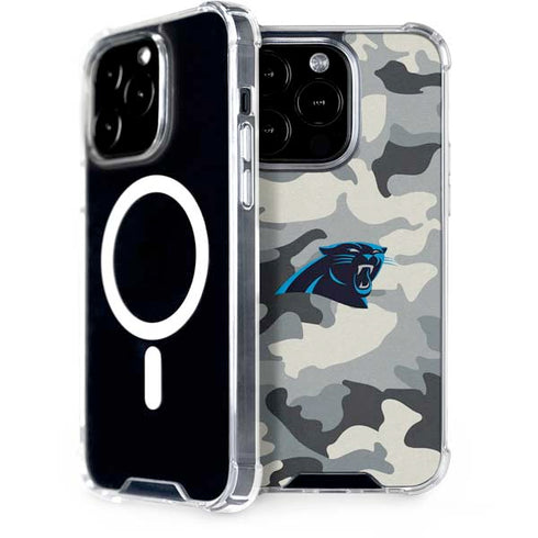NFL Carolina Panthers Camo iPhone 13 Pro MagSafe Case