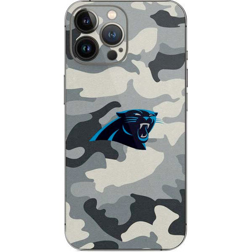 NFL Carolina Panthers Camo iPhone 13 Pro Max Skin