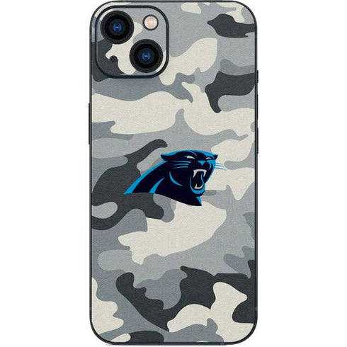 NFL Carolina Panthers Camo iPhone 13 Skin