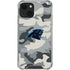 NFL Carolina Panthers Camo iPhone 14 Plus Clear Case