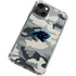 NFL Carolina Panthers Camo iPhone 14 Plus Clear Case