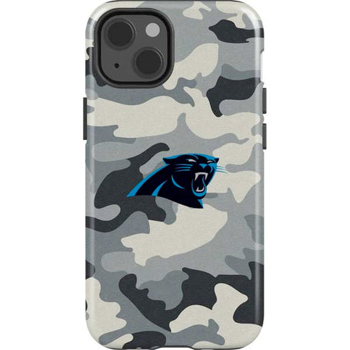 NFL Carolina Panthers Camo iPhone 15 Impact Case