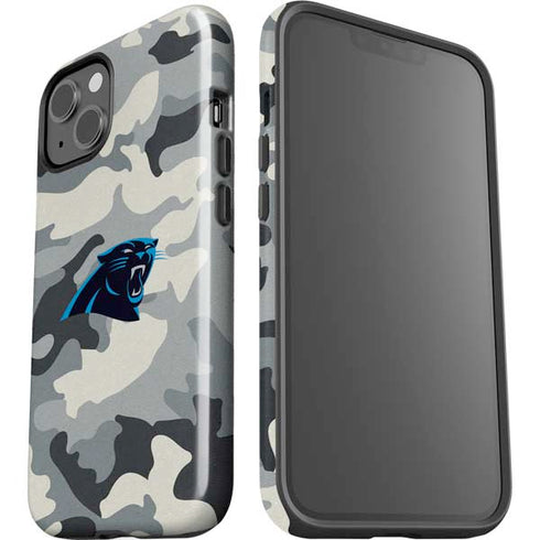 NFL Carolina Panthers Camo iPhone 15 Impact Case