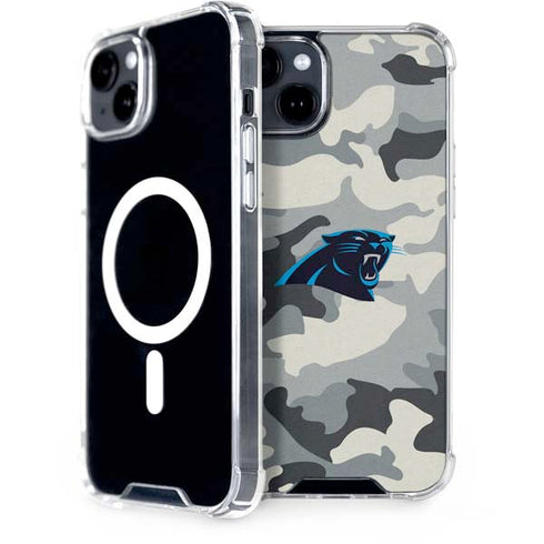 NFL Carolina Panthers Camo iPhone 14 Plus MagSafe Case