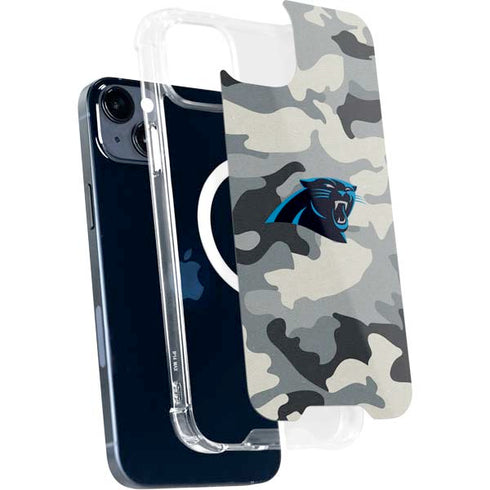 NFL Carolina Panthers Camo iPhone 15 Plus MagSafe Case