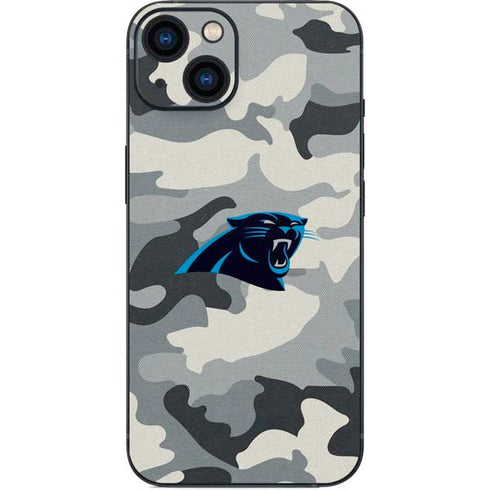 NFL Carolina Panthers Camo iPhone 15 Plus Skin