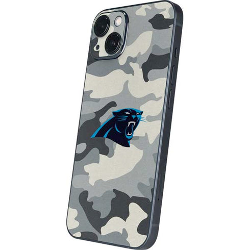 NFL Carolina Panthers Camo iPhone 14 Plus Skin