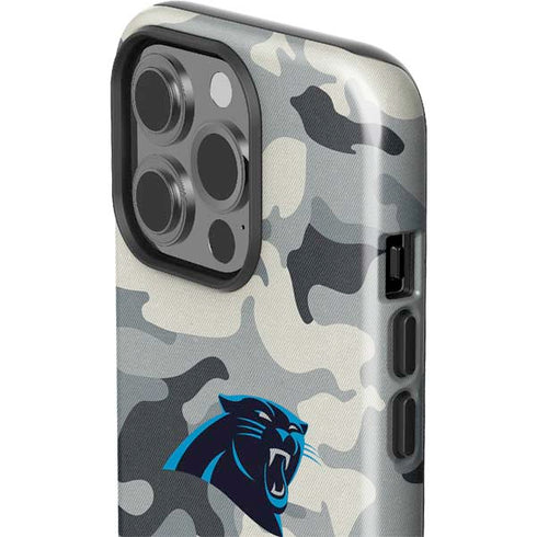 NFL Carolina Panthers Camo iPhone 15 Pro Impact Case