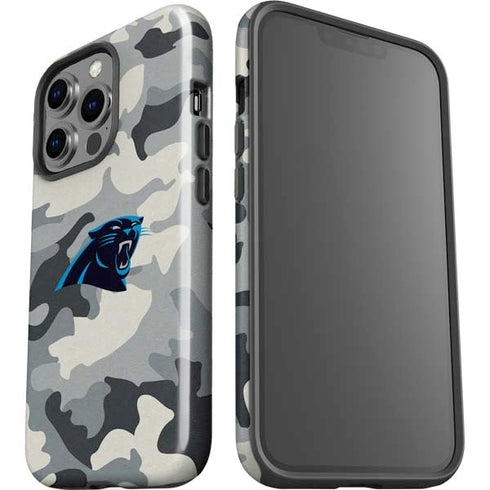 NFL Carolina Panthers Camo iPhone 14 Pro Impact Case