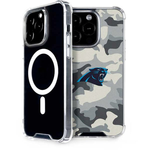 NFL Carolina Panthers Camo iPhone 15 Pro MagSafe Case