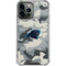 NFL Carolina Panthers Camo iPhone 14 Pro Max Clear Case