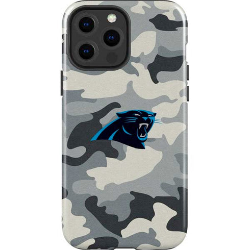 NFL Carolina Panthers Camo iPhone 15 Pro Max Impact Case