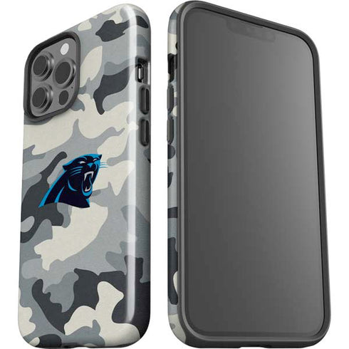 NFL Carolina Panthers Camo iPhone 15 Pro Max Impact Case
