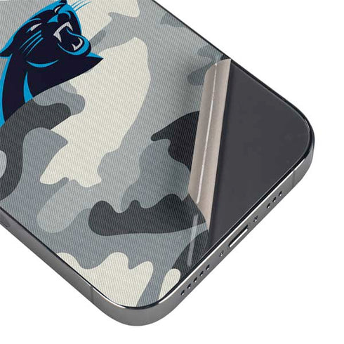 NFL Carolina Panthers Camo iPhone 14 Pro Max Skin