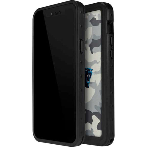 NFL Carolina Panthers Camo iPhone 14 Pro Max Waterproof Case