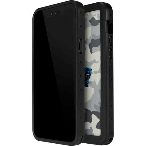 NFL Carolina Panthers Camo iPhone 15 Waterproof Case