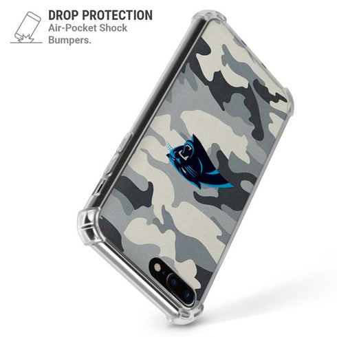 NFL Carolina Panthers Camo iPhone 7/8 Plus Clear Case