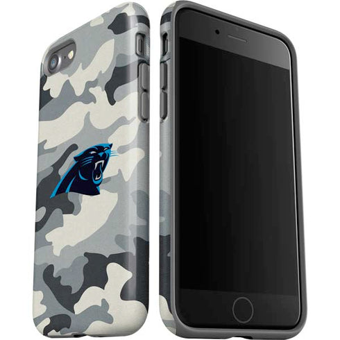 NFL Carolina Panthers Camo iPhone SE (2nd & 3rd Gen) Pro Case