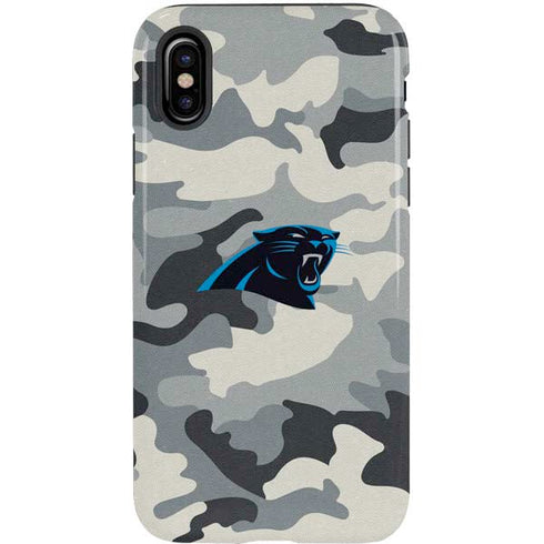 NFL Carolina Panthers Camo iPhone X Pro Case