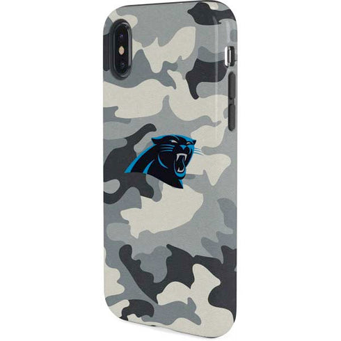 NFL Carolina Panthers Camo iPhone X Pro Case