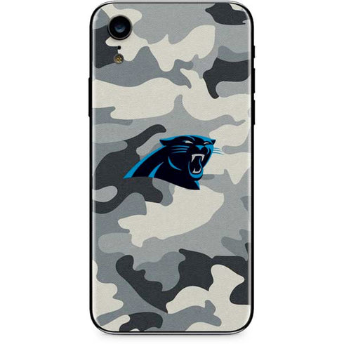 NFL Carolina Panthers Camo iPhone XR Skin