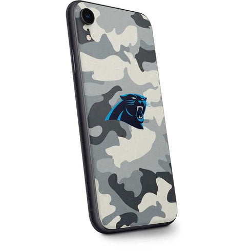 NFL Carolina Panthers Camo iPhone XR Skin
