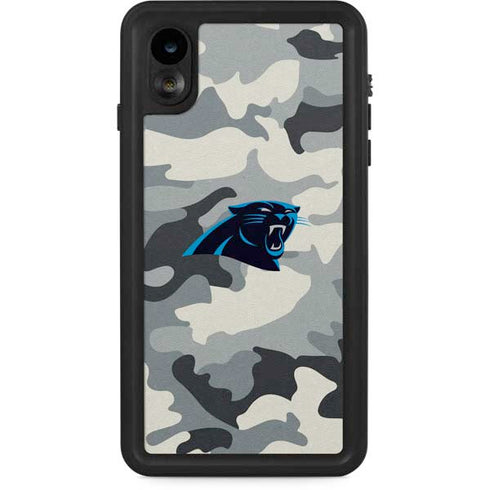NFL Carolina Panthers Camo iPhone XR Waterproof Case