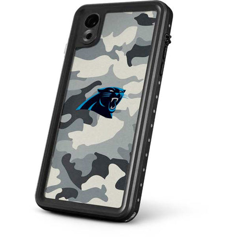 NFL Carolina Panthers Camo iPhone XR Waterproof Case