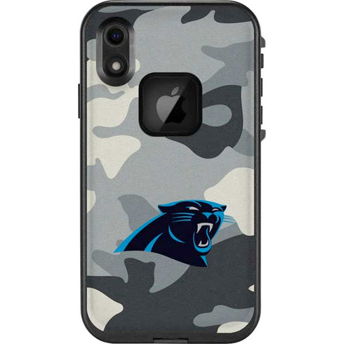NFL Carolina Panthers Camo LifeProof Fre iPhone Skin