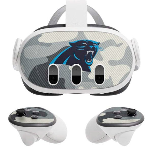 NFL Carolina Panthers Camo Meta Quest 3 Skin