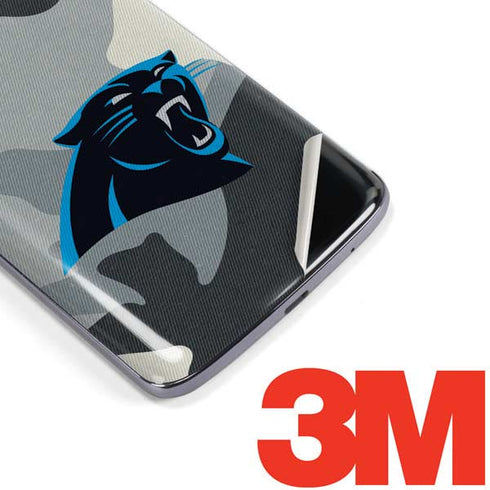 NFL Carolina Panthers Camo Moto E5 Plus Skin